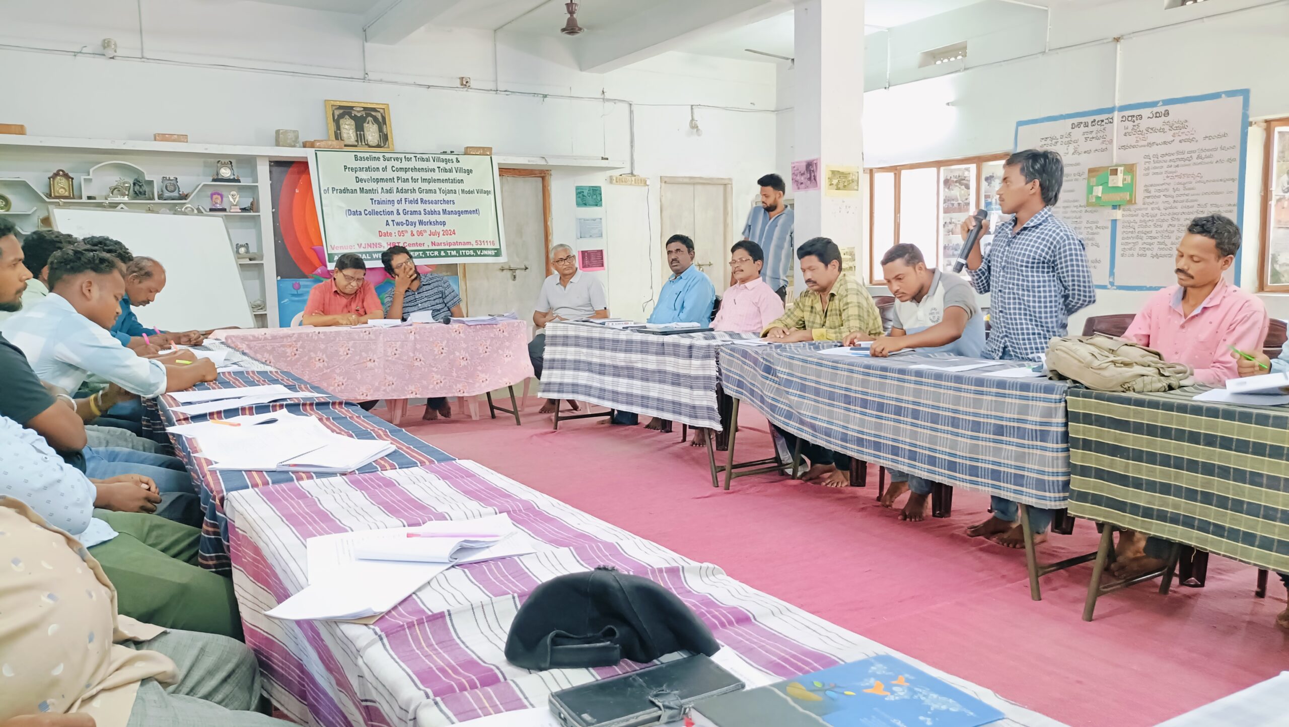 VJNNS - TRAINING TO THE FIELD RESEARCHERS BY ITDS AND VJNNS - NARSIPATNAM - 05-07-2024