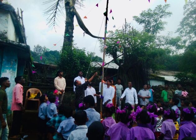 INDEPENDENCE DAY CELEBRATIONS AT MAKAVARAM GRAMA PANCHAYAT