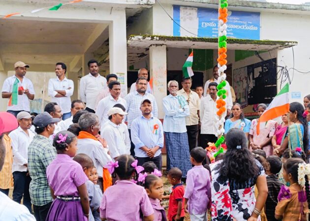 Independence day celebrations at kommangi Grama Panchyat