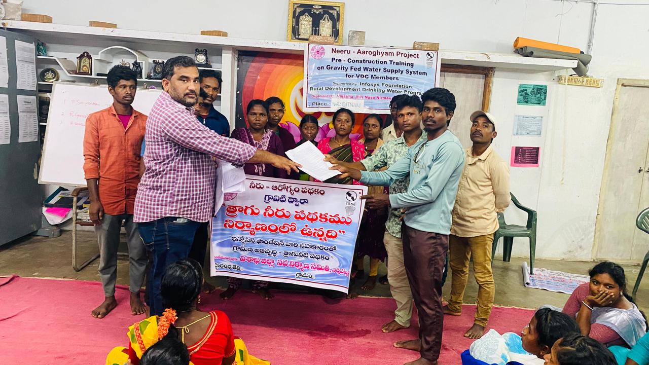 Vjnns - pre construction training program - narsipatnam - 07-08-2024