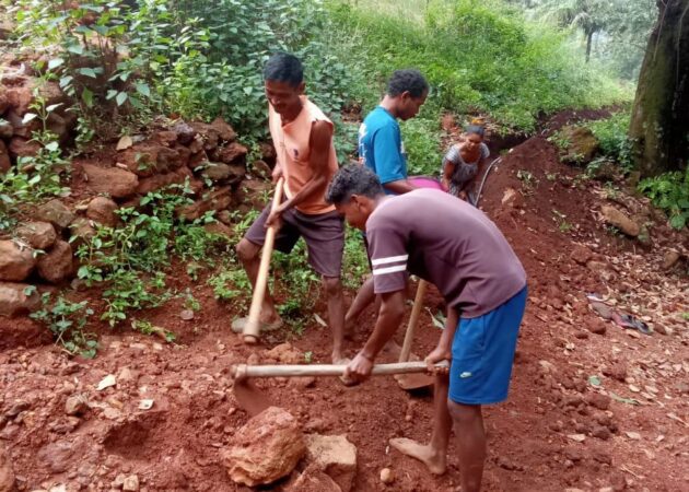 VJNNS-INFOSYS-GFWSS-HDPE PIPE LINE WORKS IN RACHAKONDA AND KUNTUMAMIDI VILLAGES ON 10-11-2024