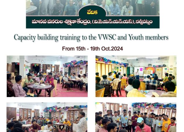 VJNNS-APF-Capacity Building Training to the VWSC members (Grama Yuva Nesthalu) ACTION PLAN.-15-19-10-2024