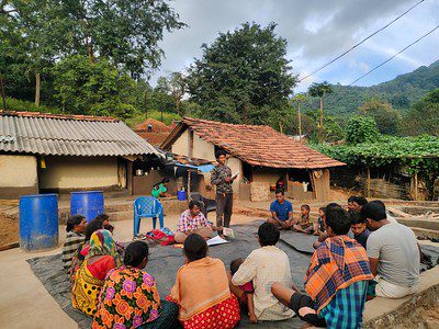 VJNNS-APF-Hydroglogical survey of spring conducted in Thatibandha village-11-11-2024