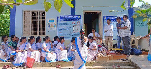 VJNNS-APF-VWSC-Partcipated in ASHA metting on Drinking water security and water quality testing-13-11-2024