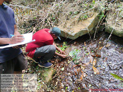 VJNNS-APF-VWSC-Hydroglogical survey conducted in Rasapanasa village13-11-2024