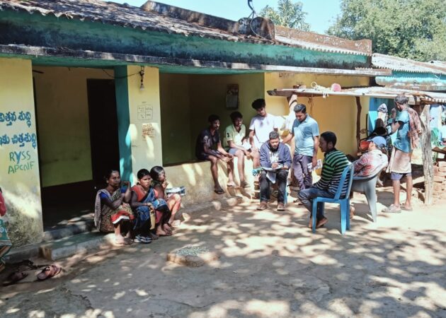 VJNNS-APF-VWSC Survey conducted on NRGEA job cards at Antabongu and Pillaganduva village-16-12-2024