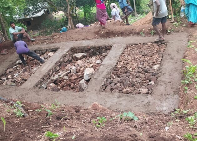 VJNNS-INFOSYS-GFWSS-Basement work in baljipeta villageon 07-05-2025