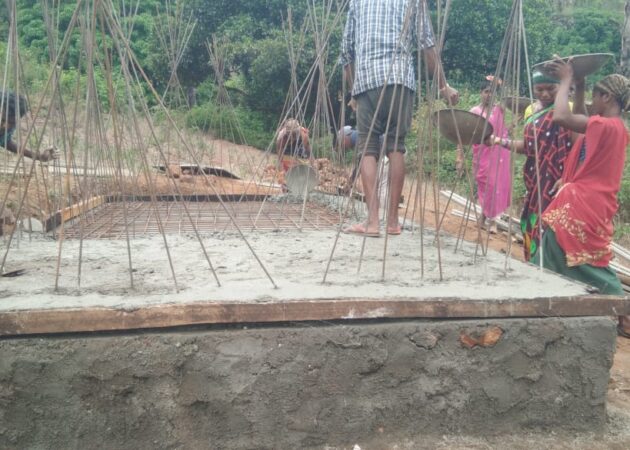 Completion of Mate Concrete Tank Construction in Beedichampa Village – 27-04-2025 under VJNNS-INFOSYS-GFWSS Initiative