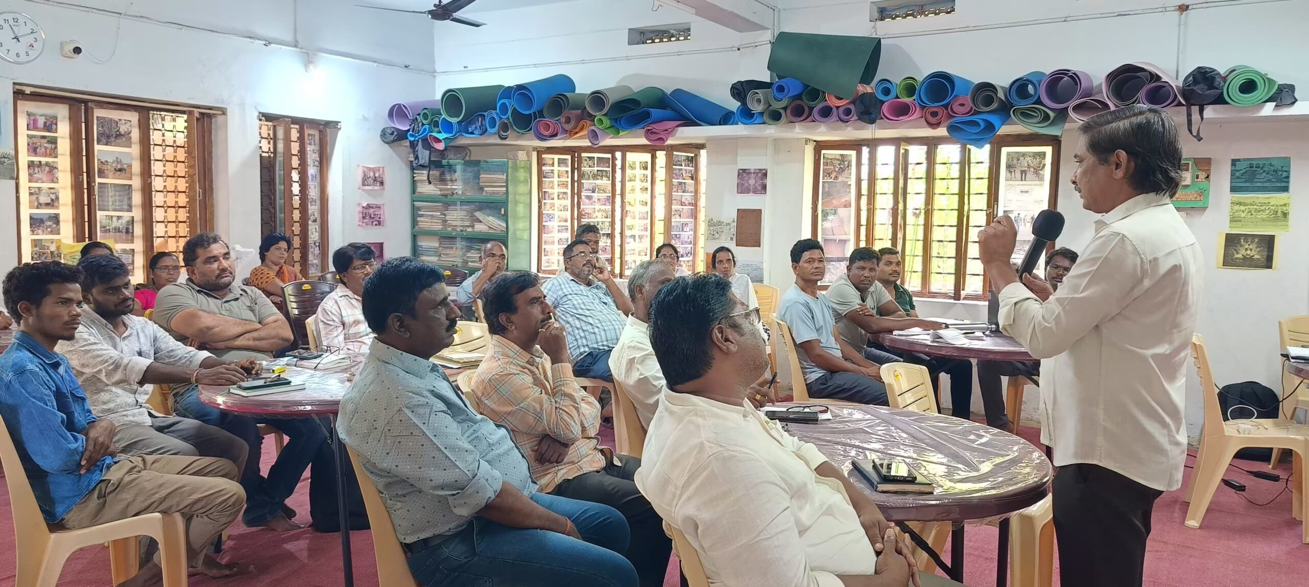 Training to VJNNS Cluster level team members on Entitlements, Water ,Harvesting structures, Agriculture and Allied Activities