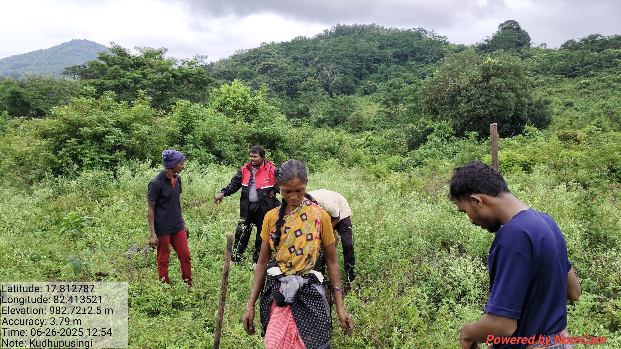 VJNNS-APF- Launches Mega Plantation Drive to Restore Springs with Visakha Port Authority Support at Kudhupuisingi village on 27-06-2025