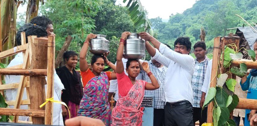 VJNNS-INFOSYS-GFWSS-Inauguration ceremony at Asanagiri village on 14-06-2025