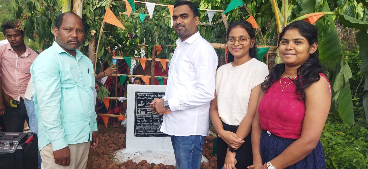 VJNNS-INFOSYS-GFWSS- Inauguration ceremony at Y.Mandiba village on 14-06-2025