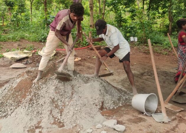 VJNNS-INFOSYS-GFWSS-Work in third layer concrete in MS kota village on 06-06-2025