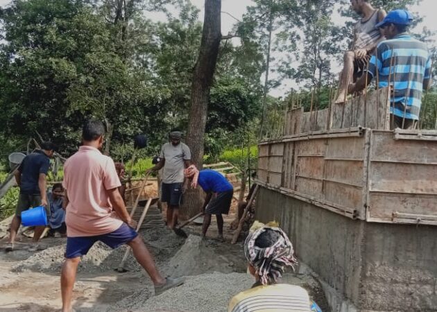 VJNNS-INFOSYS-GFWSS-Work in second layer concrete in Sariya veedhi village on 07-06-2025